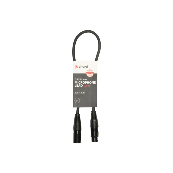 Chord Electronics 190.089UK audio cable 0.5 m XLR Black