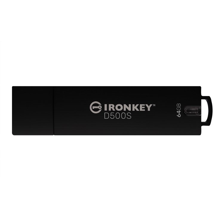 Kingston Technology IronKey 64GB D500S FIPS 140-3 Lvl 3 (Pending) AES-256