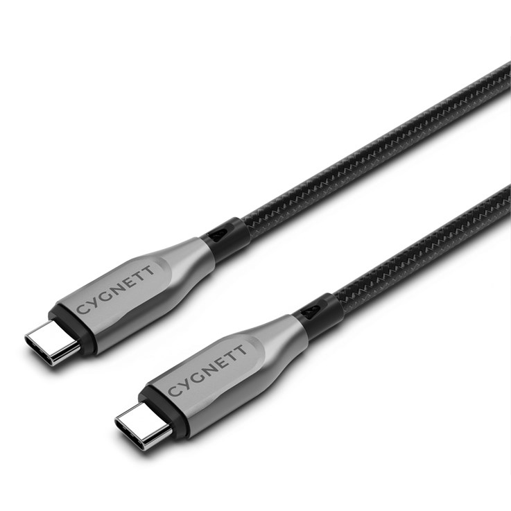 Cygnett CY4674PCTYC USB cable USB 2.0 1 m USB C Black, Silver