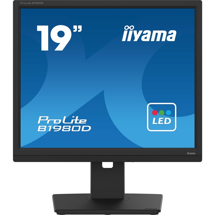 iiyama ProLite B1980D-B5 computer monitor 48.3 cm (19") 1280 x 1024 pixels SXGA LCD Black