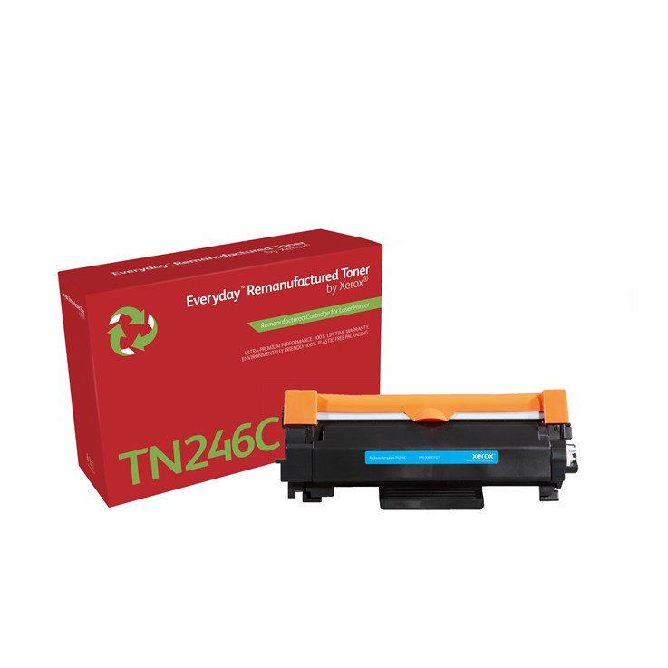 Everyday ™ Cyan Remanufactured Toner by Xerox compatible with Brother TN246C, Standard capacity