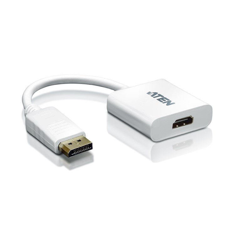 ATEN DisplayPort to HDMI converter, PC: Up to UXGA / HDTV: Up to 1080i,1080p
