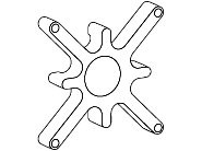 Ergotron Spacer Kit Black