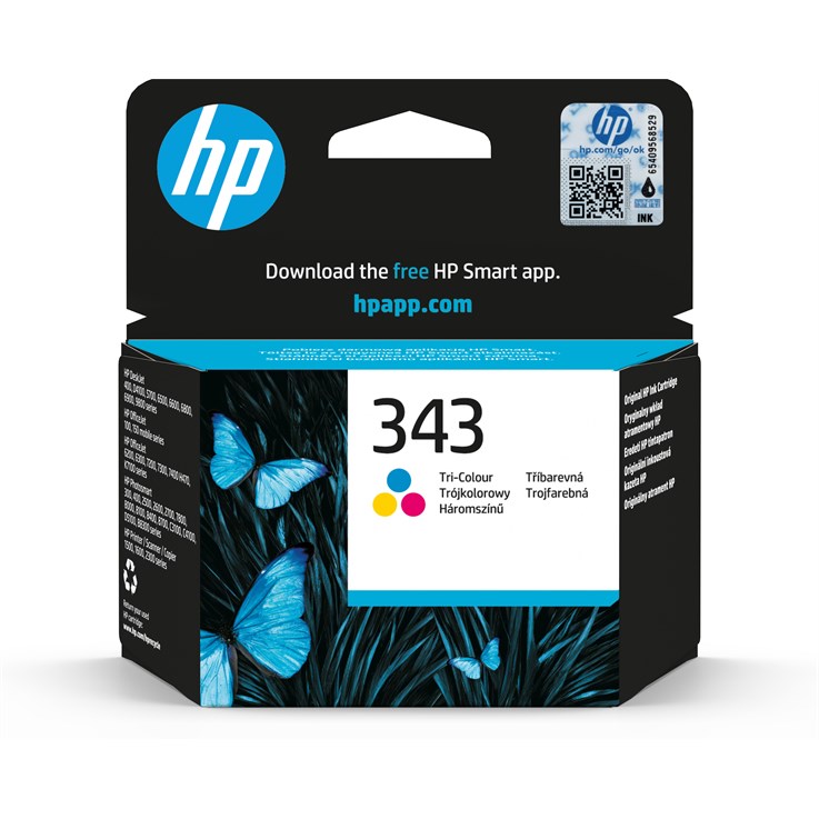 HP 343 Tri-color Original Ink Cartridge
