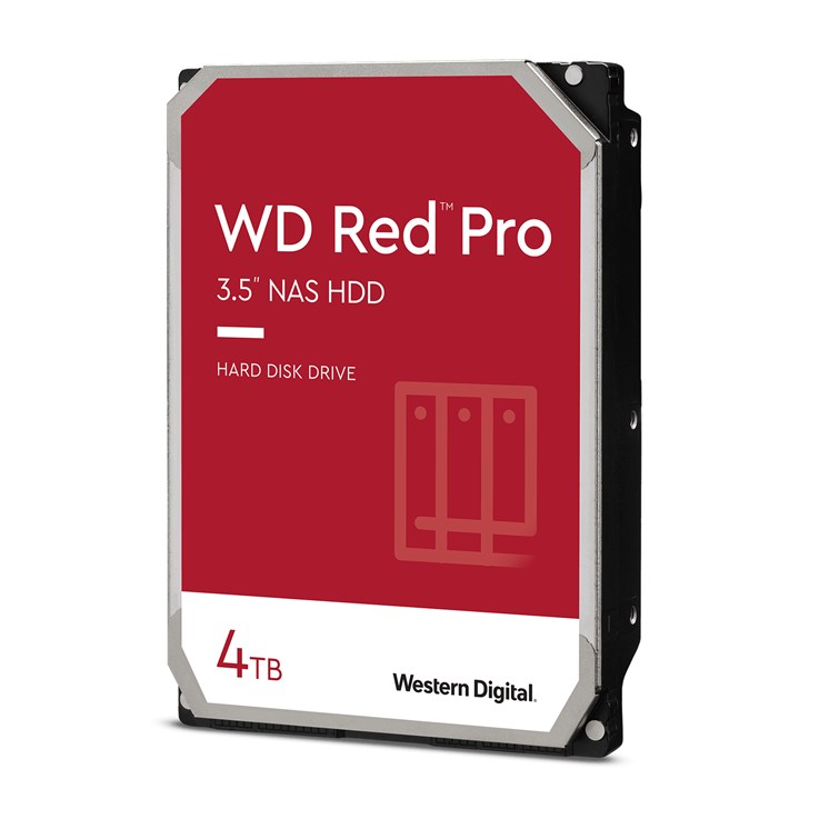 Western Digital RED PRO 4 TB internal hard drive 7200 RPM 256 MB 3.5" Serial ATA III