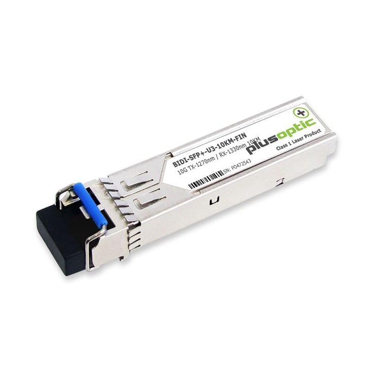 Plusoptic BIDI-SFP+-U3-10KM-FIN network transceiver module Fiber optic 10000 Mbit/s SFP+
