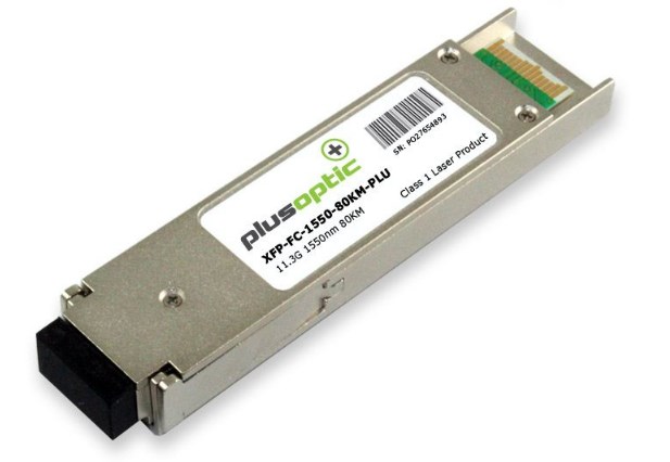 Plusoptic XFP-FC-1550-80KM-PLU network transceiver module Fiber optic 11300 Mbit/s 1550 nm
