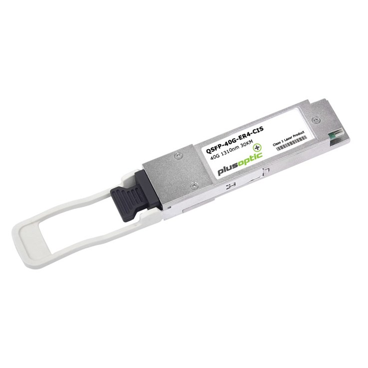 Plusoptic QSFP-40G-ER4-CIS network transceiver module Fiber optic 40000 Mbit/s QSFP+ 1310 nm