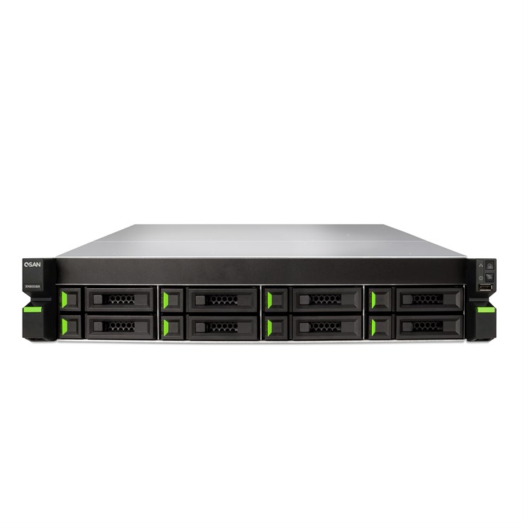 QSAN Xcube NAS Tower 8 + 1bay with Intel 2.7GHz Quad-Core Processor 8GB DDR4 SO-DIMM (Max 32GB) with 8 x Enterprise SATA 8TB