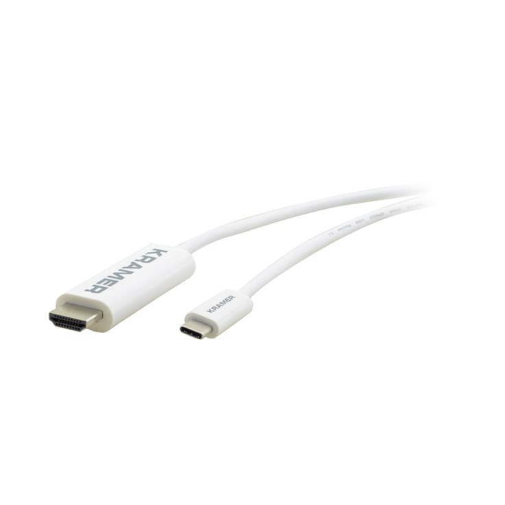 Kramer Electronics C-USBC/HM-6 1.8 m USB Type-C HDMI Type A (Standard) White