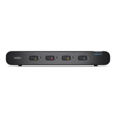 Belkin F1DN104C-3EA KVM switch Rack mounting Black