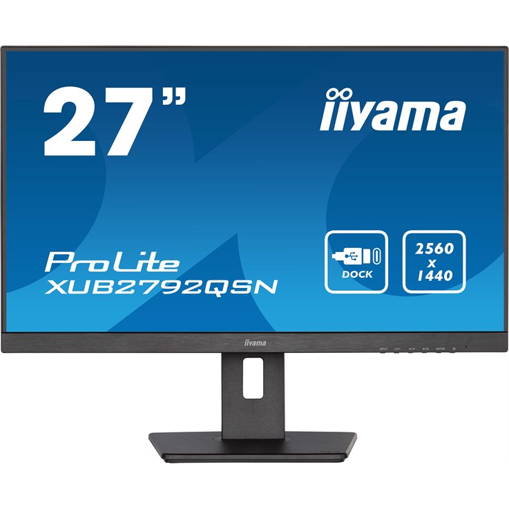 iiyama ProLite XUB2792QSN-B5 computer monitor 68.6 cm (27") 2560 x 1440 pixels Wide Quad HD LED Black