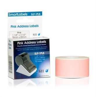 Seiko Instruments SLP-1PLB Pink Self-adhesive printer label