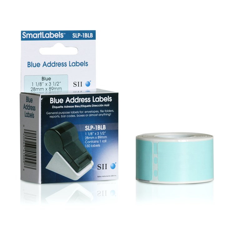 Seiko Instruments SLP-1BLB Blue Self-adhesive printer label