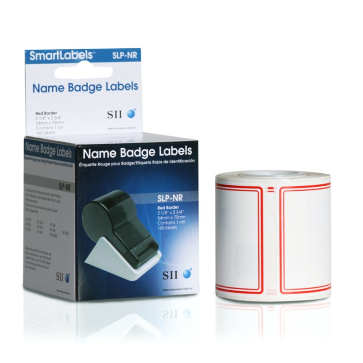 Seiko Instruments SLP-NR Red, White Self-adhesive printer label