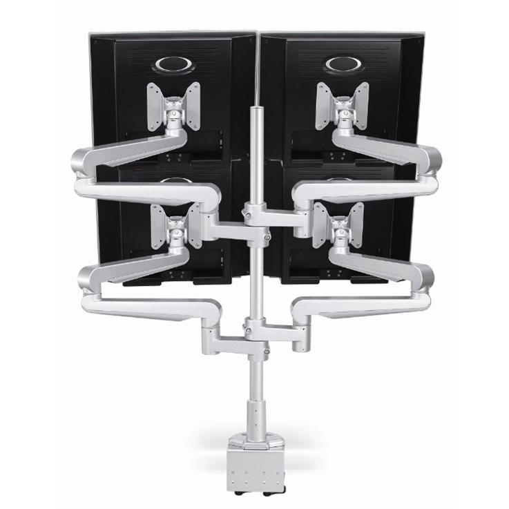 Ergo Ascend 68.6 cm (27") Desk Silver