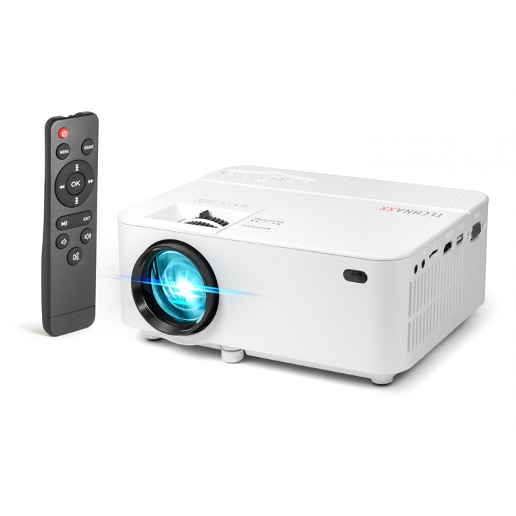 Technaxx TX-113 data projector Standard throw projector 1800 ANSI lumens LED 800x480 White