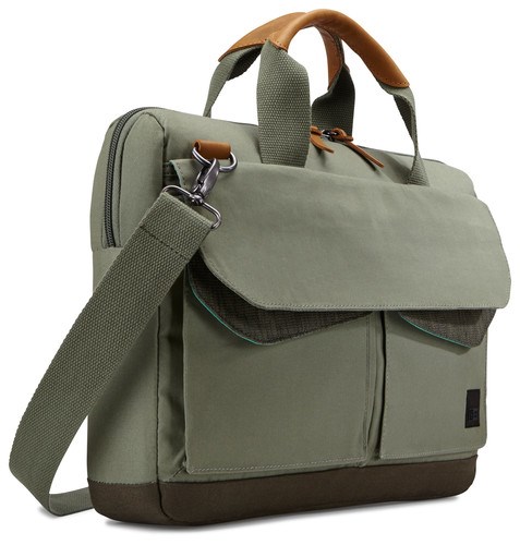 Case Logic LODO 14" 35.8 cm (14.1") Messenger case Black, Brown, Green