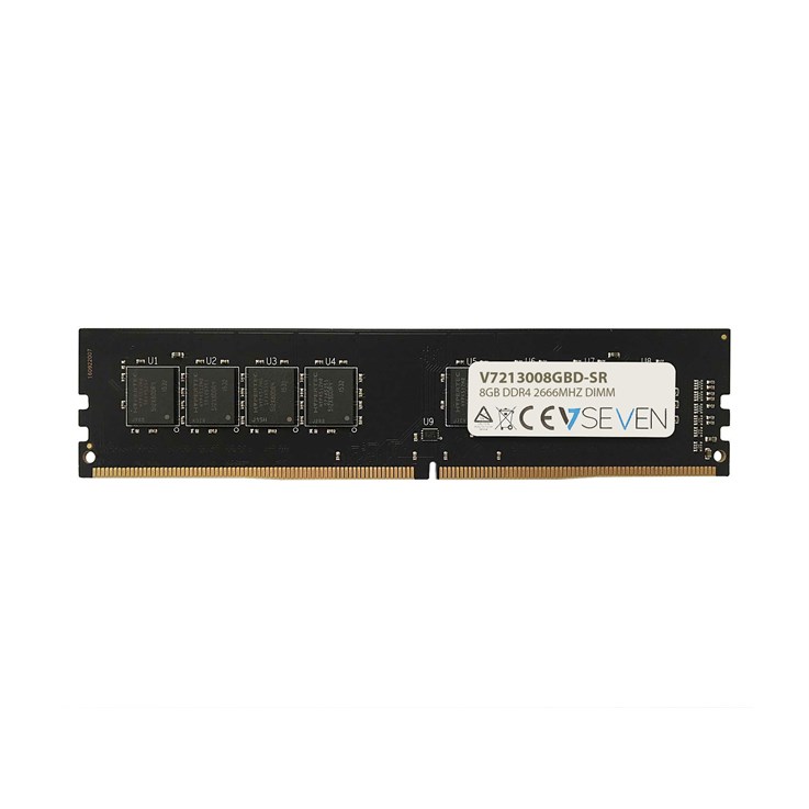 V7 8GB DDR4 PC4-21300 - 2666MHZ 1.2V DIMM Desktop Memory Module - V7213008GBD-SR