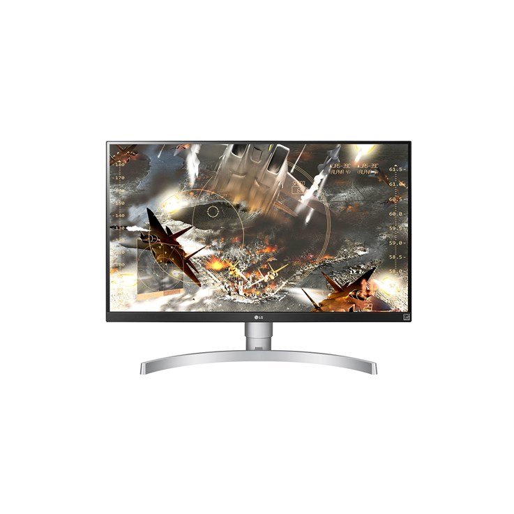 LG 27UL650-W LED display 68.6 cm (27") 3840 x 2160 pixels 4K Ultra HD Silver