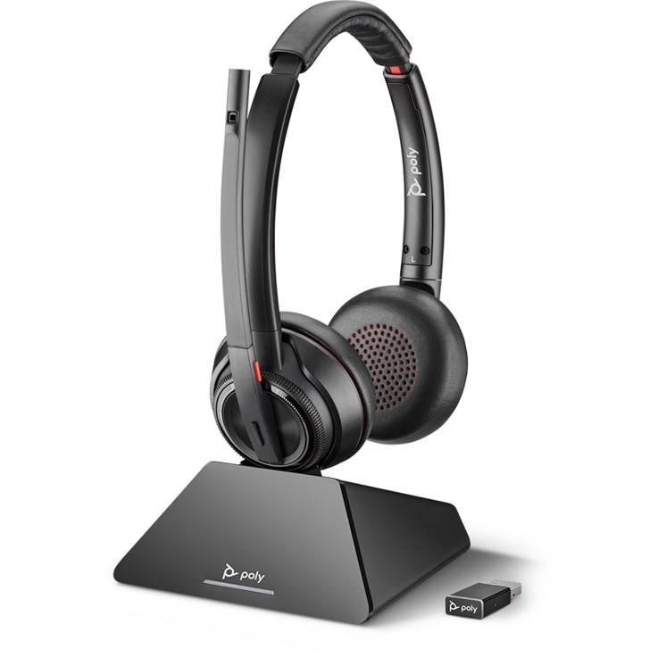 POLY Spare, Headset & Charging Cradle, W8220, E&A, APME