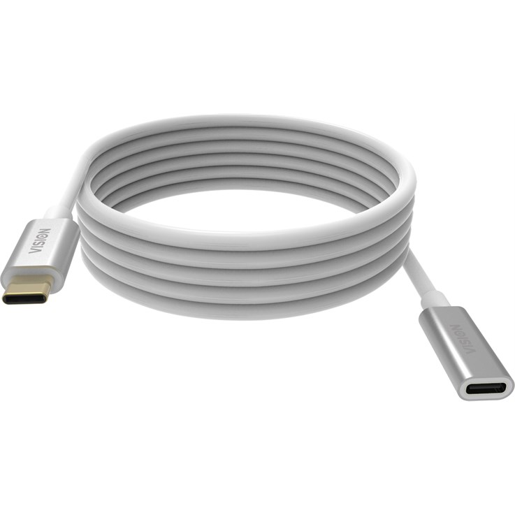 Vision TC 2MUSBCEXT USB cable USB 3.2 Gen 2 (3.1 Gen 2) 2 m USB C White