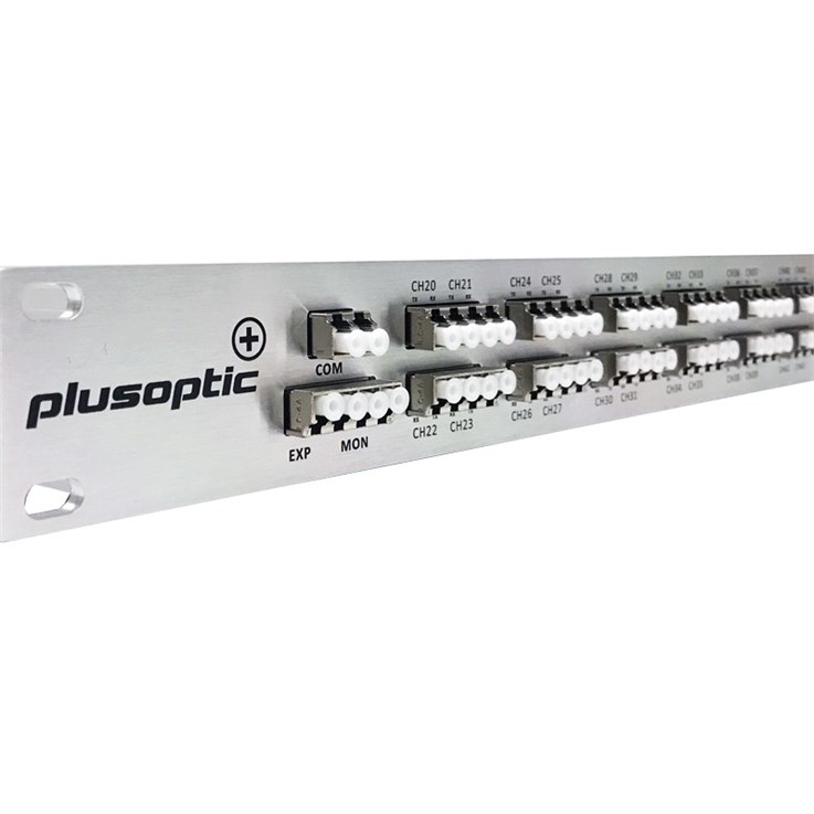 Plusoptic MD-8CH-1RU-DWDM-DX wave division multiplexer