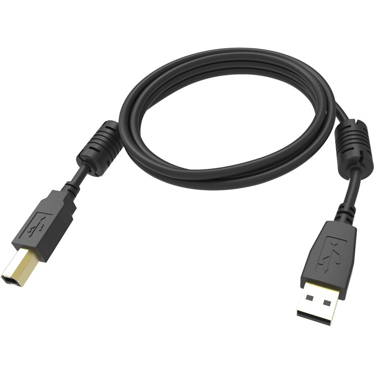 Vision TC 2MUSB/BL 1 USB cable USB 2.0 2 m USB A USB B Black