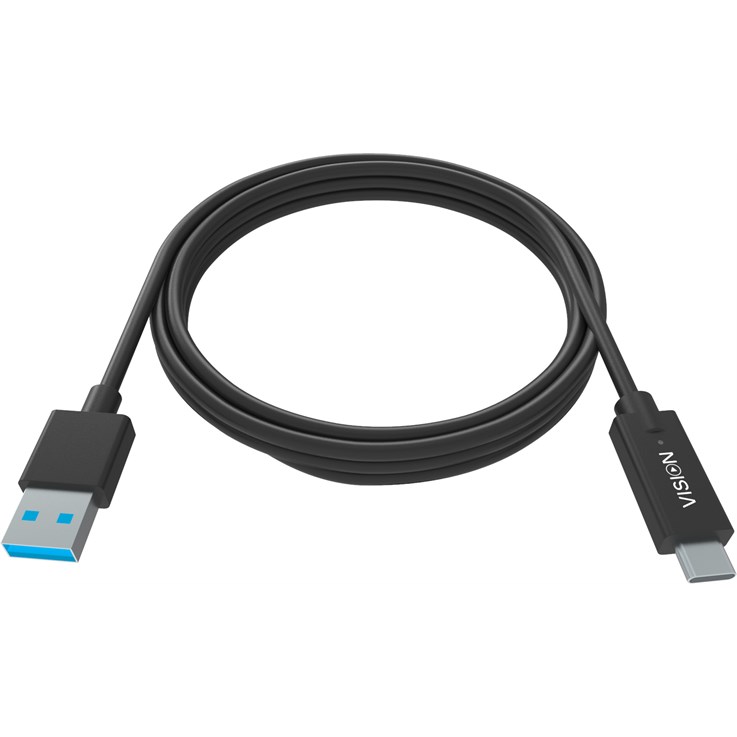 Vision TC 2MUSBCA/BL USB cable USB 3.2 Gen 1 (3.1 Gen 1) 2 m USB A USB C Black