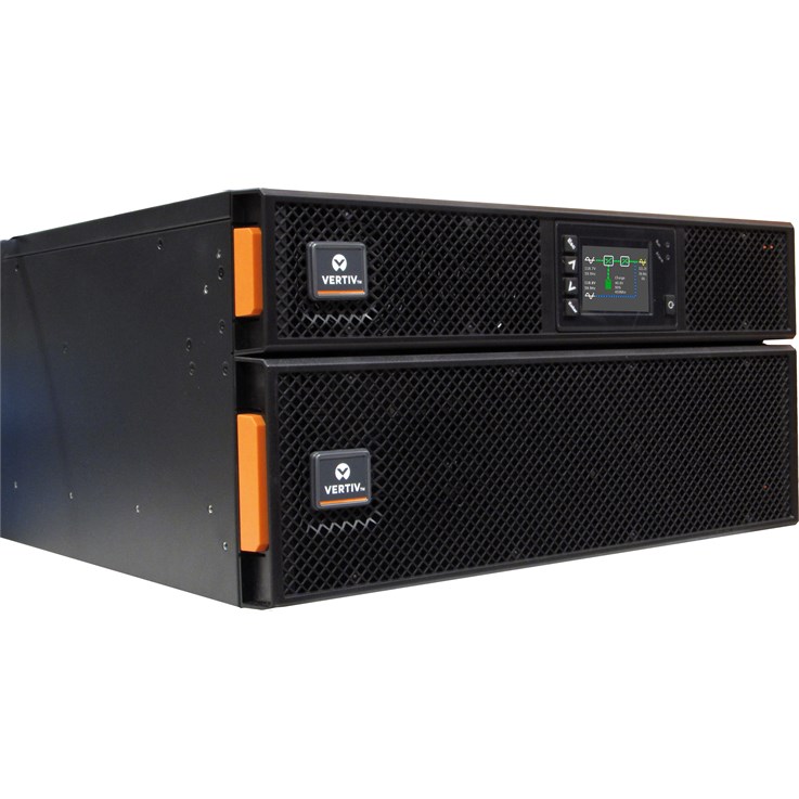 Vertiv Liebert GXT5 UPS - 6000VA/6000W| 230V| Rack/Tower Mountable| Energy Star| Online Double Conversion | 5U| Color/Graphic LCD| 2-Year Warranty