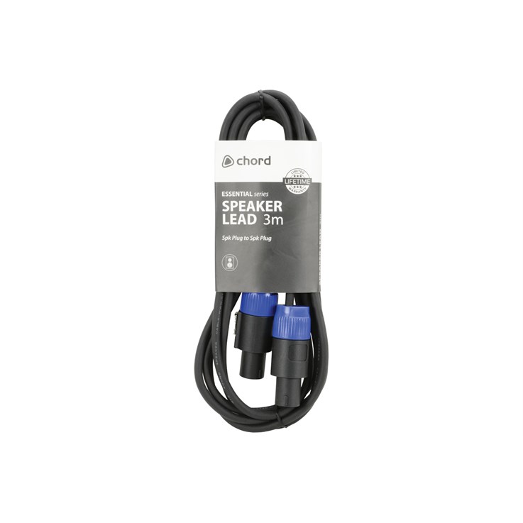 Qtx 190.179UK audio cable 3 m Speakon Black