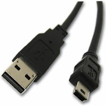 Intermec 321-611-102 USB cable USB 2.0 2 m USB A Mini-USB A Black