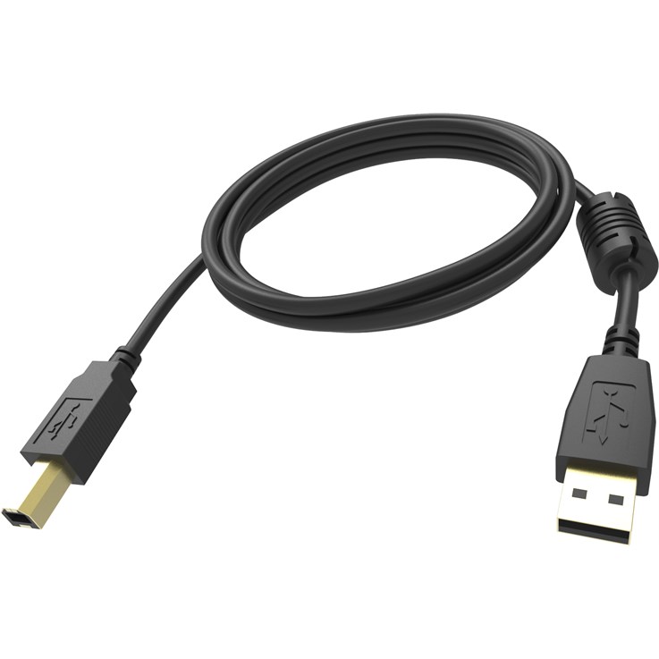 Vision TC 5MUSB/BL USB cable USB 2.0 5 m USB A USB B Black