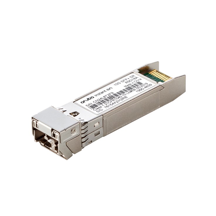 Aruba Instant On 10G SFP+ LC SR 300m OM3 MMF network transceiver module Fiber optic 10000 Mbit/s SFP+