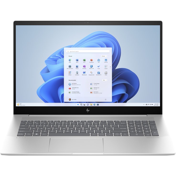 HP ENVY 17-cw0003na Intel® Core™ i5 i5-13500H Laptop 43.9 cm (17.3") Full HD 16 GB DDR4-SDRAM 512 GB SSD Wi-Fi 6E (802.11ax) Windows 11 Home Silver