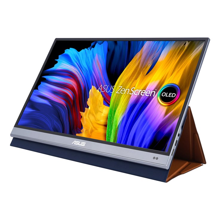 ASUS ZenScreen OLED MQ16AH computer monitor 39.6 cm (15.6") 1920 x 1080 pixels Full HD Grey