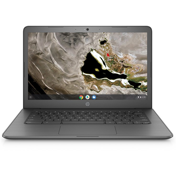 HP Chromebook 14A G5 35.6 cm (14") Touchscreen Full HD AMD A4 A4-9120C 4 GB DDR4-SDRAM 32 GB eMMC Wi-Fi 5 (802.11ac) ChromeOS Grey