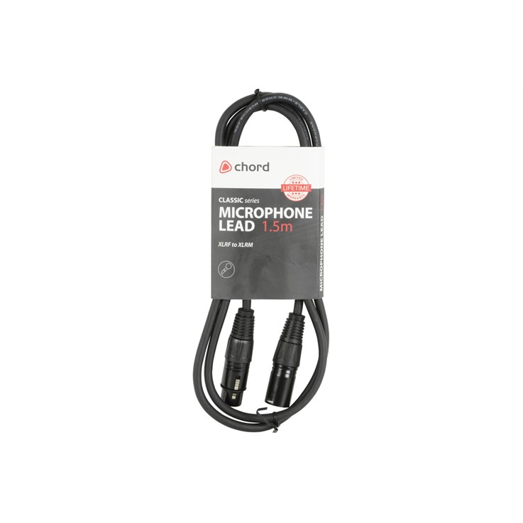 Chord Electronics 190.090UK audio cable 1.5 m XLR Black