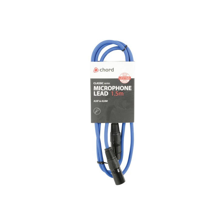 Chord Electronics 190.092UK audio cable 1.5 m XLR Blue