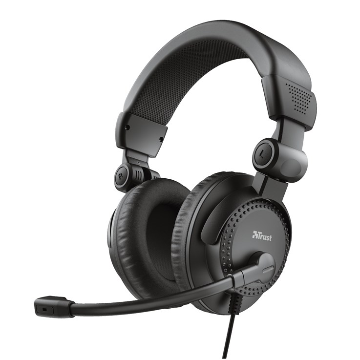 Trust Como Headset Wired Head-band Calls/Music Black