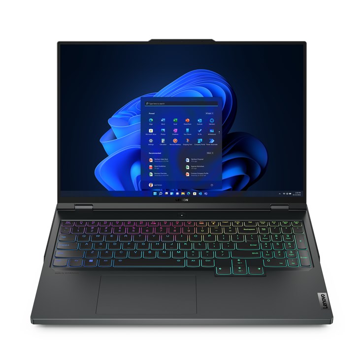 Lenovo Legion Pro 7 Intel® Core™ i9 i9-13900HX Laptop 40.6 cm (16") WQXGA 32 GB DDR5-SDRAM 1 TB SSD NVIDIA GeForce RTX 4090 Wi-Fi 6E (802.11ax) Windows 11 Home Grey