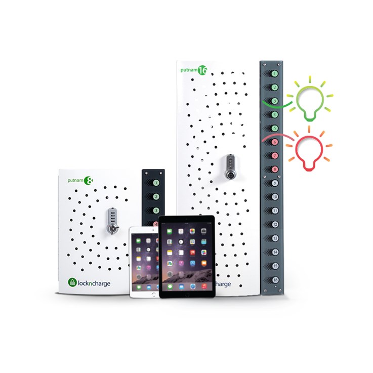 LocknCharge Putnam 16 Smartphone, Tablet White AC Indoor