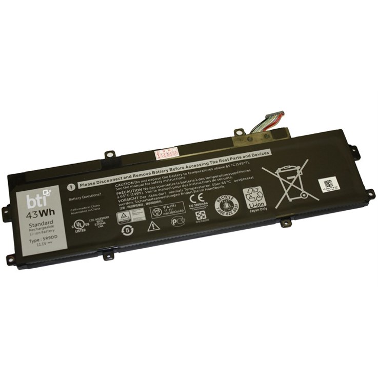 Origin Storage Replacement Battery for Chromebook 11 (3120) P22T replacing OEM part numbers 5R9DD 05R9DD XKPD0 KTCCN // 11.1V 3800mAh 43Whr