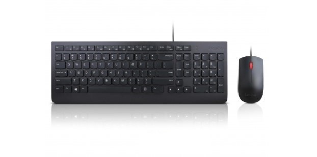 Lenovo 4X30L79910 keyboard Mouse included Universal USB QWERTY Portuguese Black