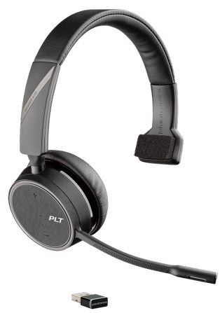 POLY Voyager 4210 UC Headset Wireless Head-band Office/Call center Bluetooth Black