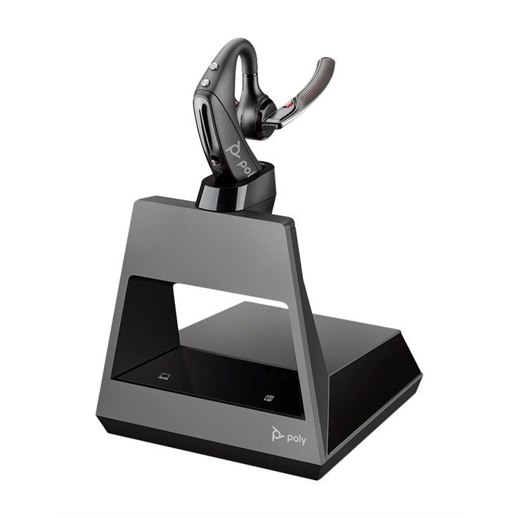 POLY 5200 Office Headset Wireless Ear-hook, In-ear Office/Call center Bluetooth Berry