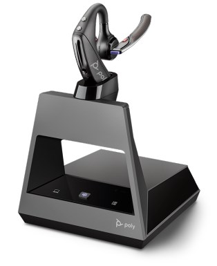 POLY 5200 Office Headset Wireless Ear-hook, In-ear Office/Call center Bluetooth Black