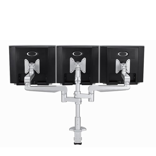 Ergo CMS2978S monitor mount / stand 61 cm (24") Silver Desk