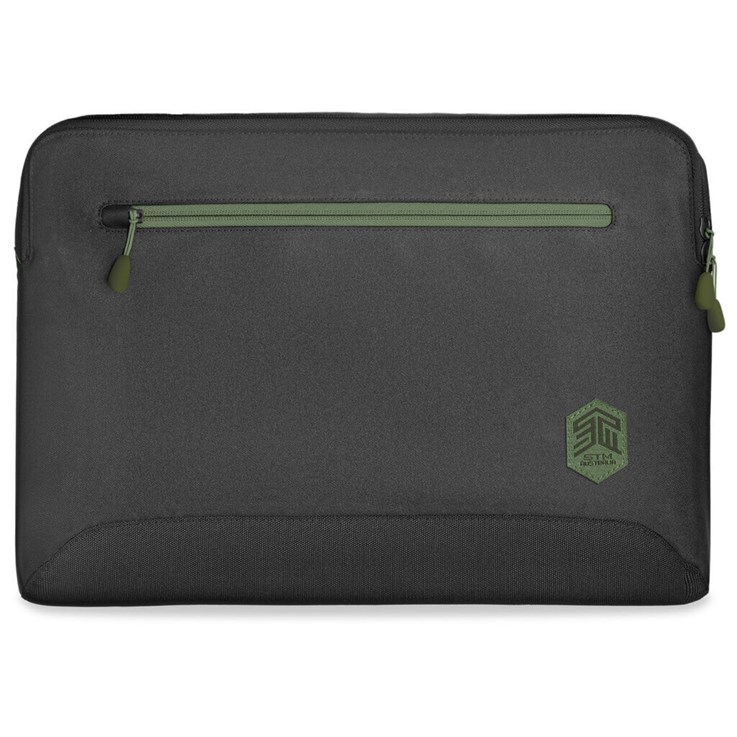 STM STM-114-392P-01 laptop case 40.6 cm (16") Sleeve case Black, Green