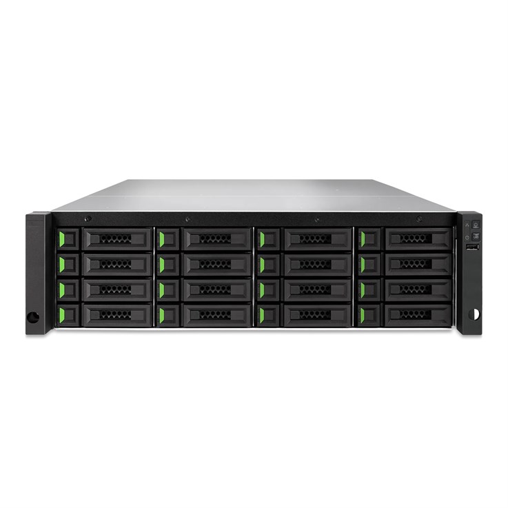 Origin Storage Rackmount 3U 16 Bay with Intel Pentium 1.6GHz Quad-Core CPU 8GB DDR4 RAM (Max 128GB) - 2 slots for optional host cards inclusing 10Gb X 4 ports 10Gb X2 prots or 1Gb X 4 ports host card